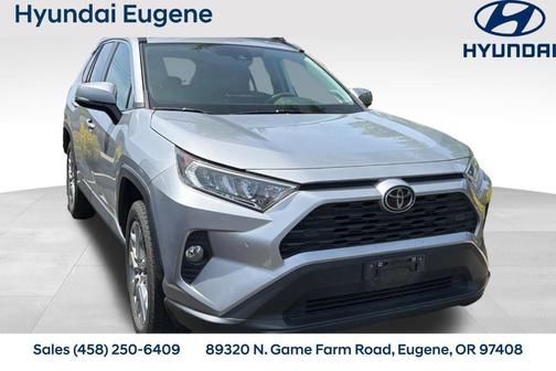 Silver Sky Metallic 2021 Toyota RAV4 XLE Premium