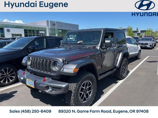 Granite Crystal Clearcoat Metallic 2025 Jeep Wrangler Rubicon