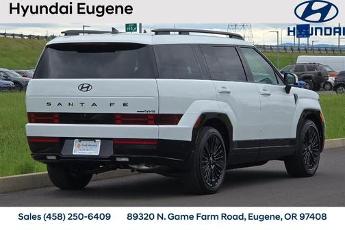 White 2026 Hyundai SANTA FE HEV Calligraphy