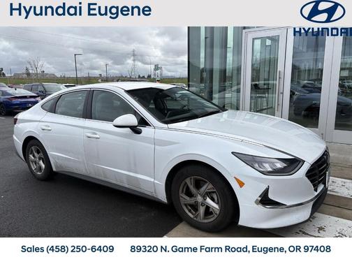 Quartz White 2021 Hyundai SONATA SE