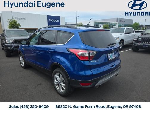 Lightning Blue Metallic 2018 Ford Escape SEL