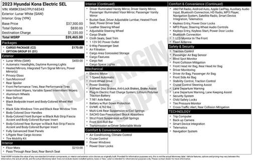 2023 Hyundai KONA EV SEL