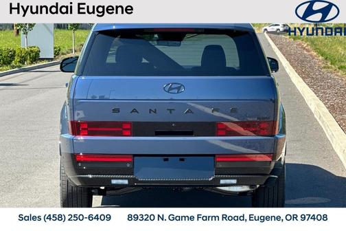 Atlantic Blue 2026 Hyundai SANTA FE HEV Calligraphy
