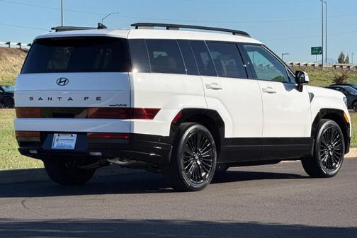 White 2027 Hyundai SANTA FE Calligraphy