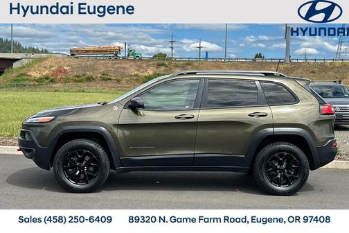 Eco Green Pearlcoat 2016 Jeep Cherokee Trailhawk