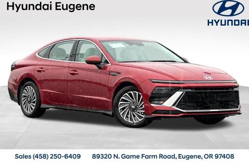 Red 2025 Hyundai SONATA Hybrid SEL Sedan