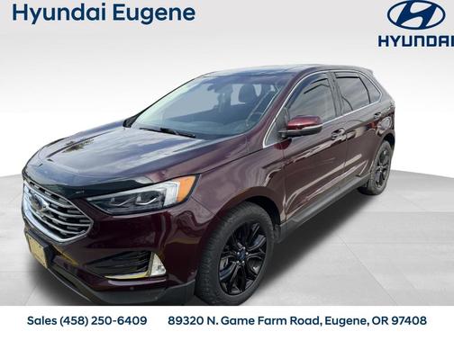 Burgundy Velvet Metallic Tinted Clearcoat 2019 Ford Edge Titanium
