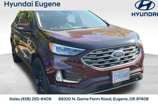 Burgundy Velvet Metallic Tinted Clearcoat 2019 Ford Edge Titanium