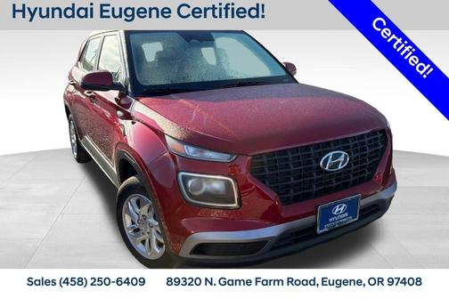 Red 2026 Hyundai VENUE SE