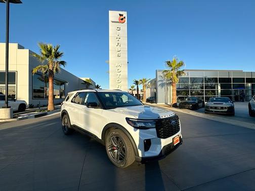 Space White Metallic 2026 Ford Explorer ST
