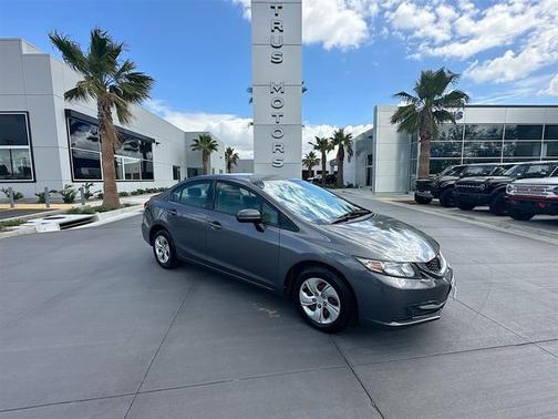 Modern Steel Metallic 2015 Honda Civic LX
