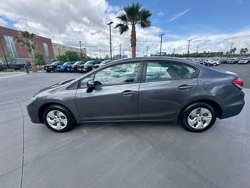 Modern Steel Metallic 2015 Honda Civic LX