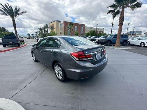 Gray 2015 Honda Civic LX