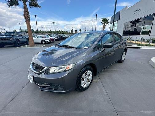 Gray 2015 Honda Civic LX