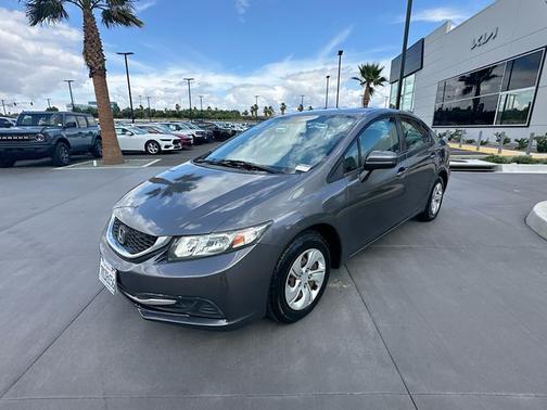 Modern Steel Metallic 2015 Honda Civic LX
