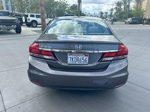 Modern Steel Metallic 2015 Honda Civic LX