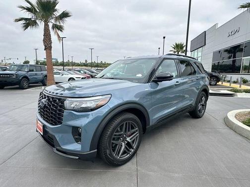 Blue 2026 Ford Explorer ST-Line