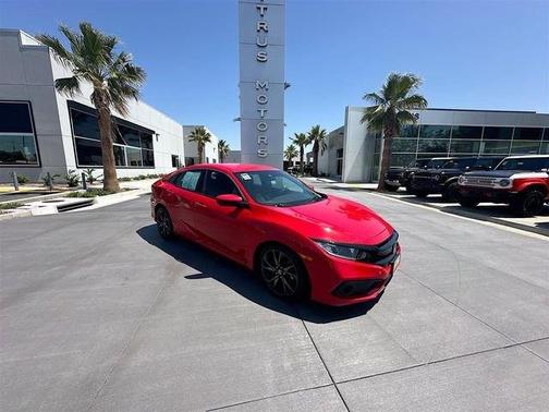 Red 2020 Honda Civic Sport