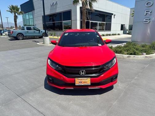 Red 2020 Honda Civic Sport