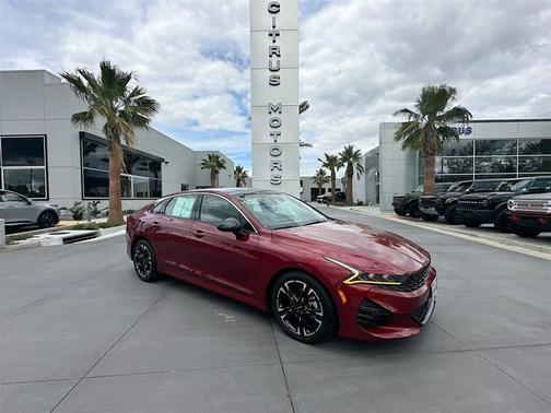Passion Red 2022 Kia K5 GT-Line