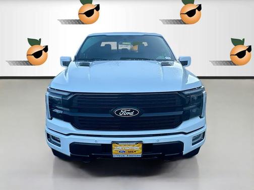 Star White Metallic Tri-Coat 2025 Ford F-150 Platinum