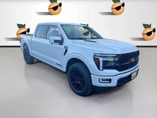 Star White Metallic Tri-Coat 2025 Ford F-150 Platinum