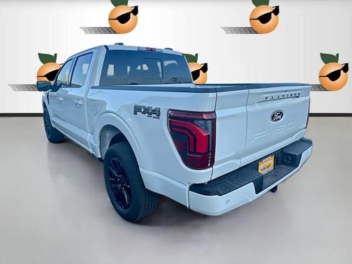 Star White Metallic Tri-Coat 2025 Ford F-150 Platinum