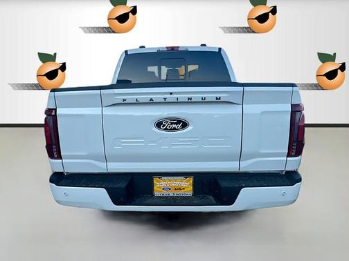 Star White Metallic Tri-Coat 2025 Ford F-150 Platinum