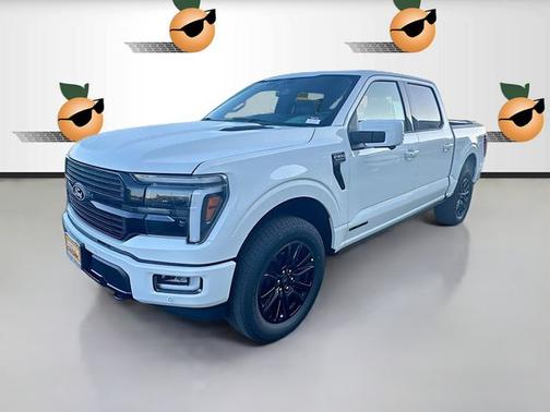 Star White Metallic Tri-Coat 2025 Ford F-150 Platinum