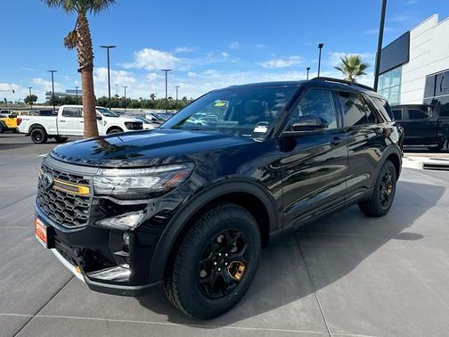 Agate Black Metallic 2026 Ford Explorer Tremor