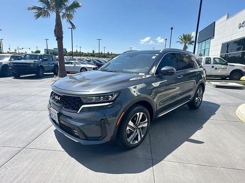 Gray 2023 Kia Sorento Hybrid SX Prestige
