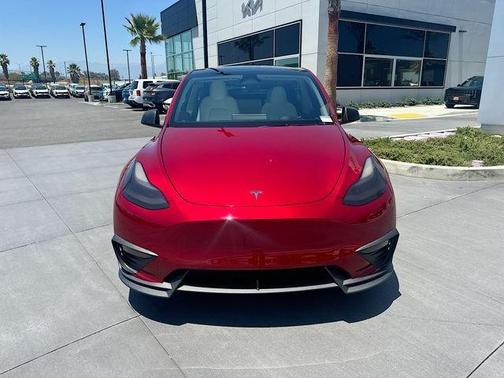 Red 2024 Tesla Model Y Performance