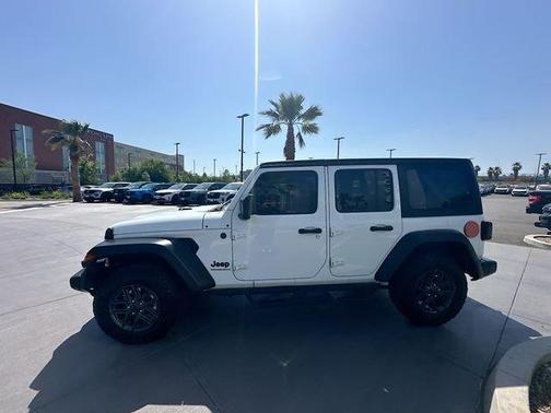 White 2025 Jeep Wrangler Sport