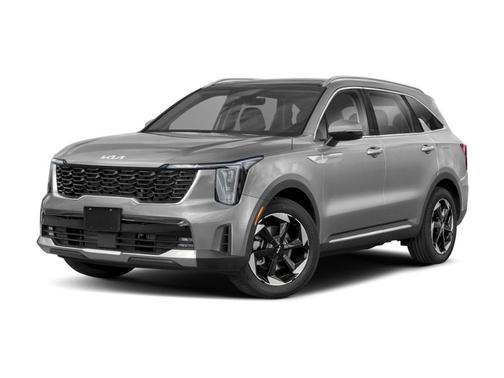 Gray 2025 Kia Sorento Hybrid EX