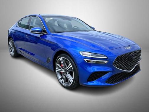 Blue 2025 Genesis G70 3.3T Sport Advanced