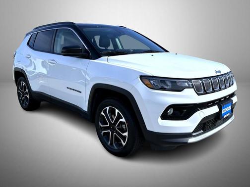 Bright White Clearcoat 2022 Jeep Compass Limited