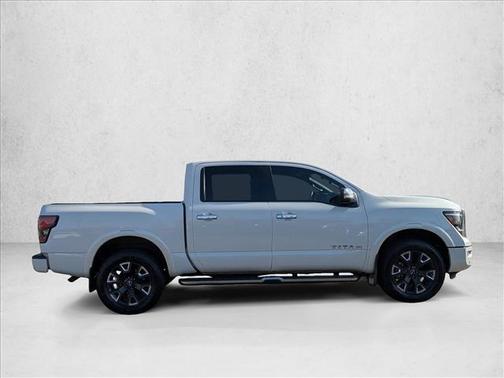 Pearl White 2023 Nissan Titan Platinum Reserve