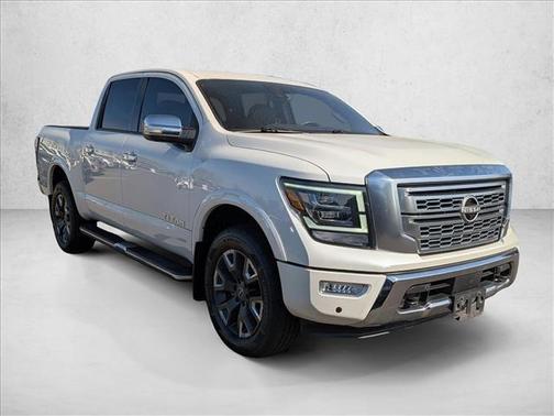 Pearl White 2023 Nissan Titan Platinum Reserve