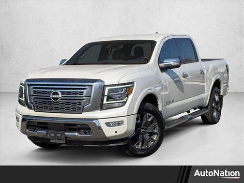Pearl White 2023 Nissan Titan Platinum Reserve