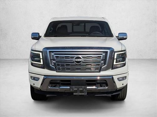 Pearl White 2023 Nissan Titan Platinum Reserve