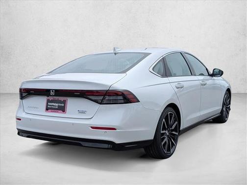Platinum White Pearl 2026 Honda Accord Hybrid Touring