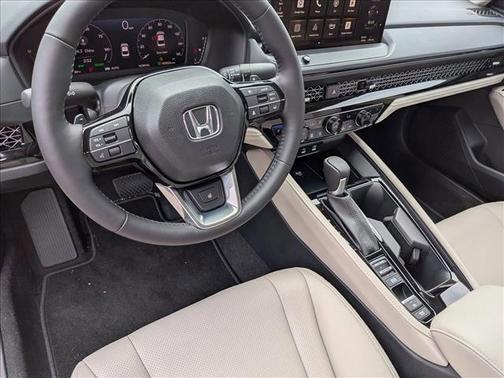 Platinum White Pearl 2026 Honda Accord Hybrid Touring