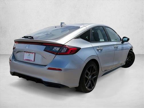 Solar Silver Metallic 2025 Honda Civic Sport