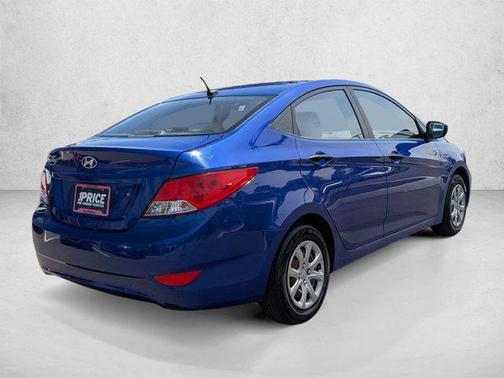 Marathon Blue 2012 Hyundai Accent GLS