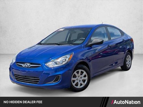 Marathon Blue 2012 Hyundai Accent GLS
