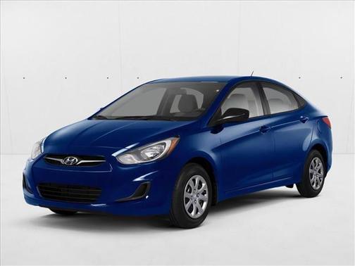 Marathon Blue 2012 Hyundai Accent GLS