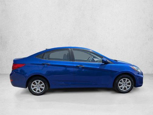 Marathon Blue 2012 Hyundai Accent GLS