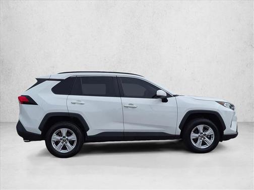 Super White 2021 Toyota RAV4 XLE