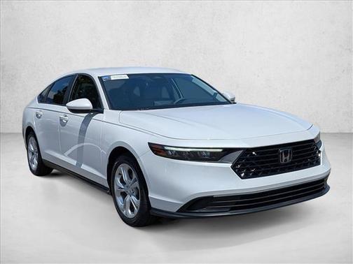 Platinum White Pearl 2024 Honda Accord LX 1.5T