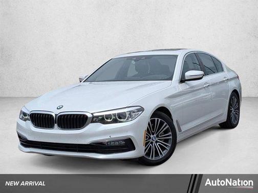 Mineral White Metallic 2018 BMW 540 540i